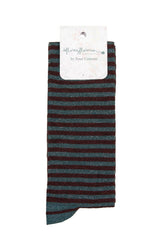 Calcetines Antracita Hielo Rayas