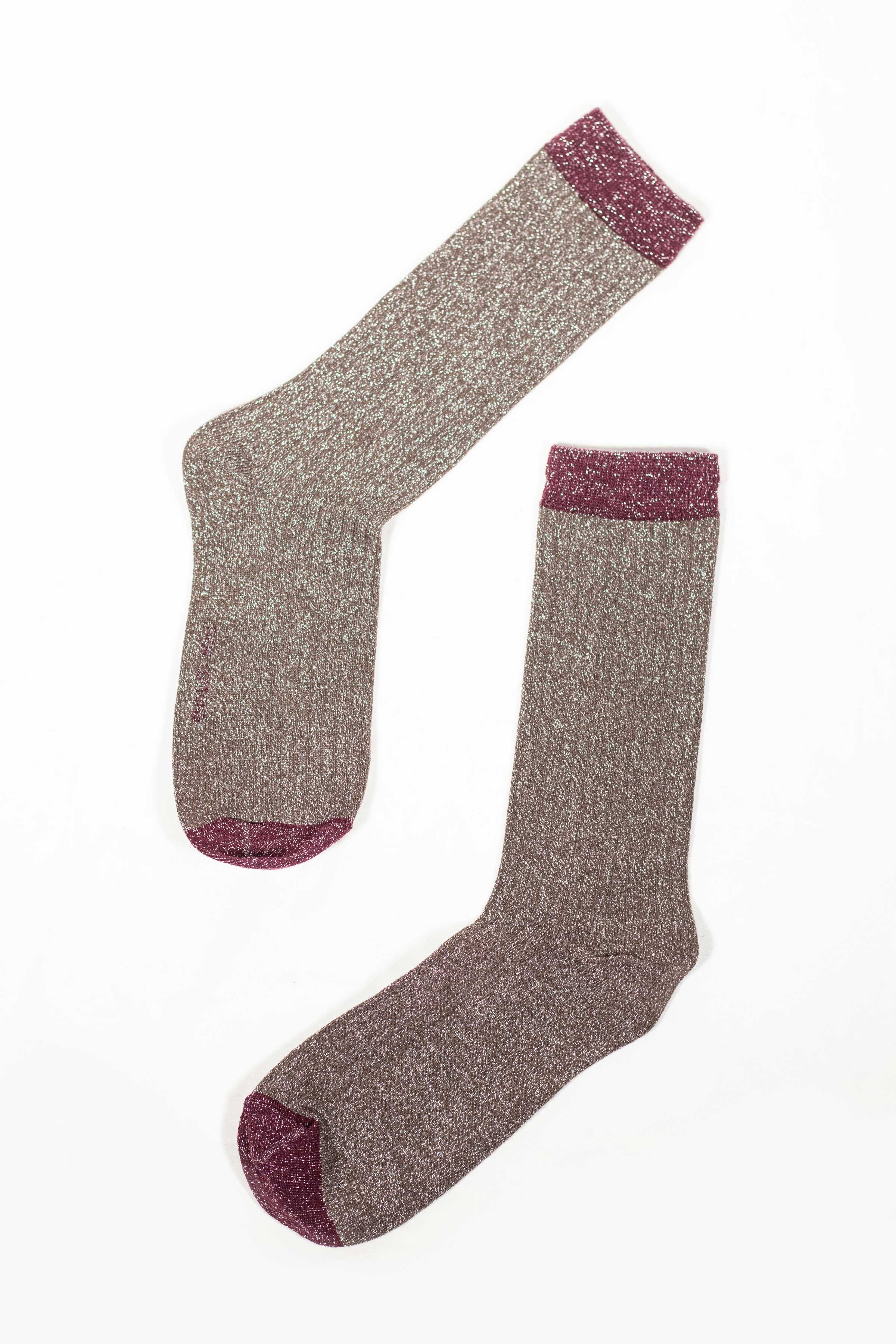 Maroon Socks