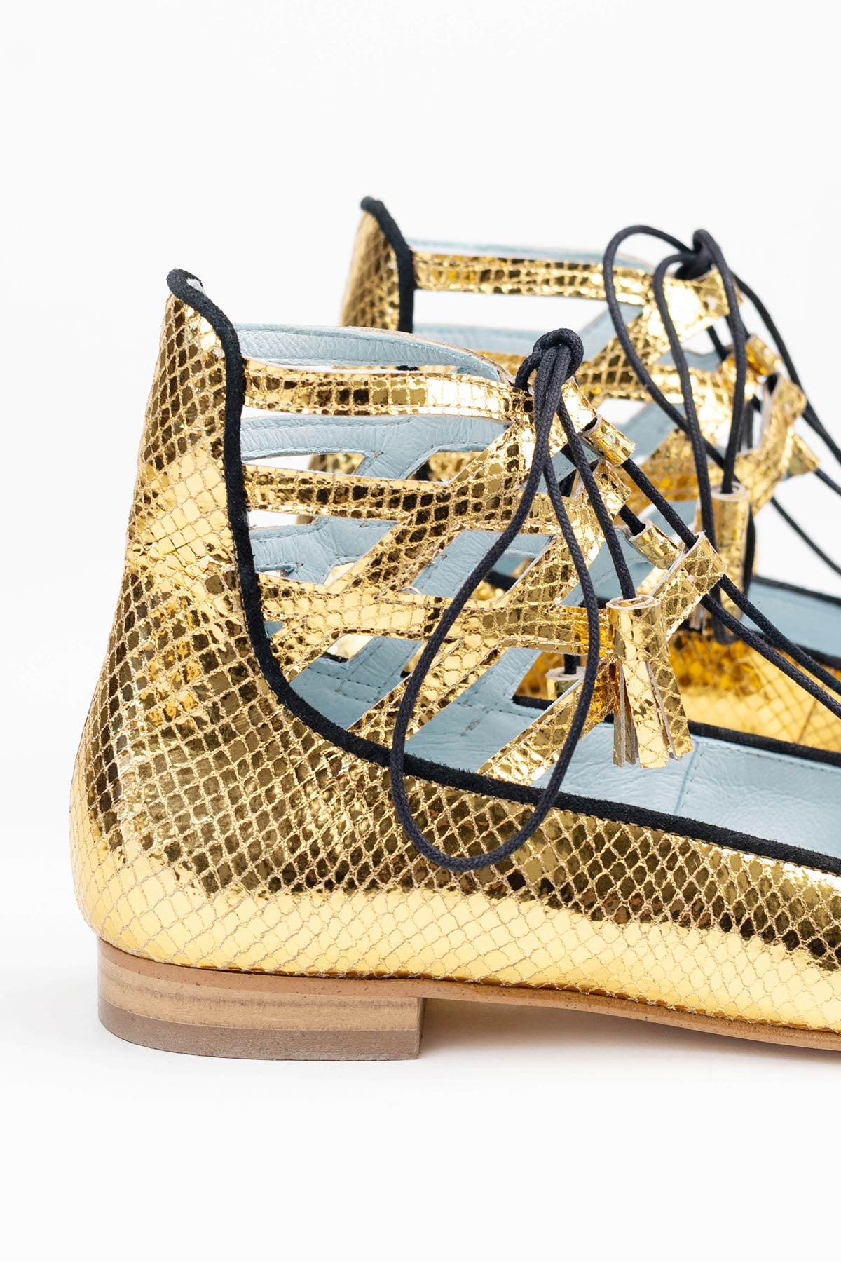 Ballerine Dublín Gold (include soletta in lana e pelle)