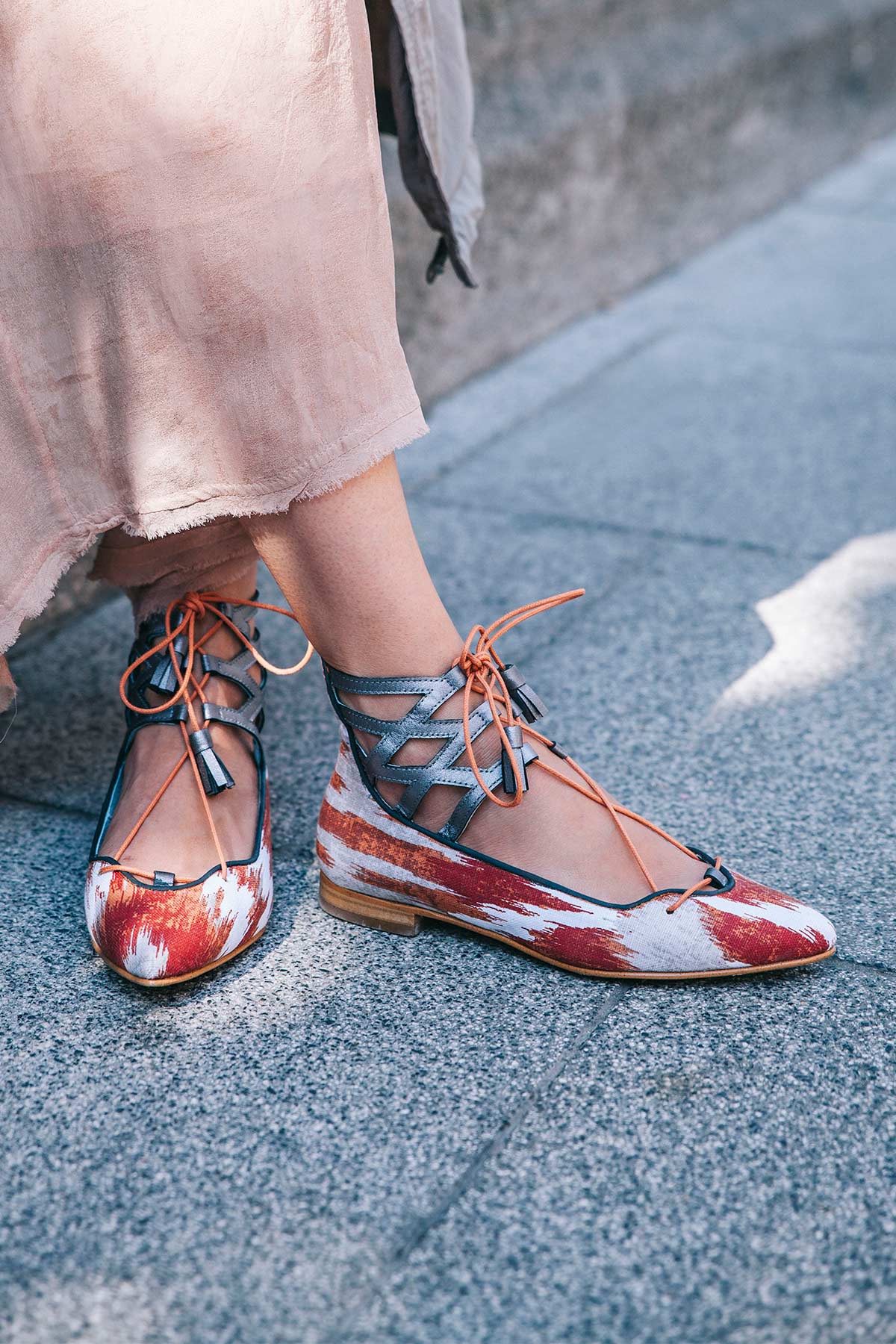 Ballerine Dublín Roca (include soletta in lana e pelle)