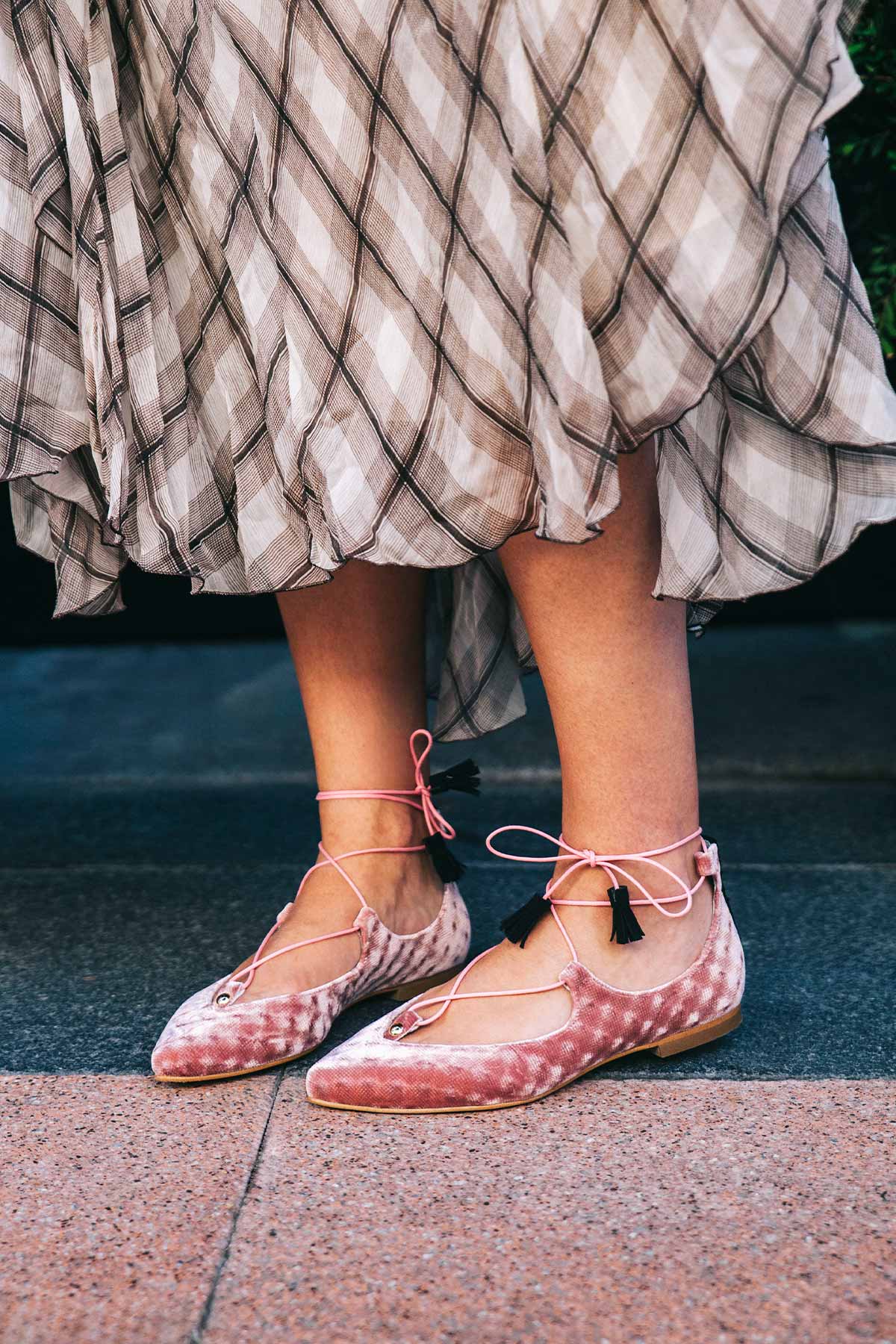 Bailarina Londres Pink (incluye plantilla de lana y piel)