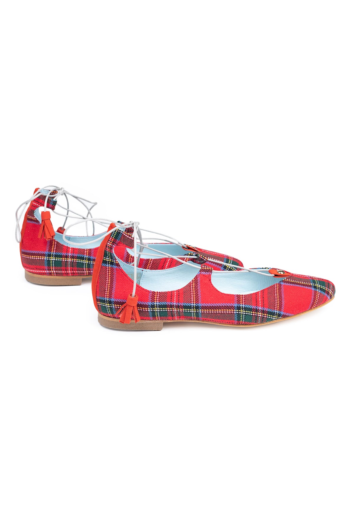 Bailarina Londres Tartán (plantilla extra)