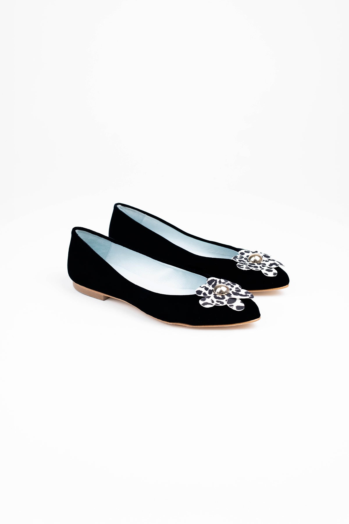 Bailarina Milán Black (incluye plantilla de lana y piel)