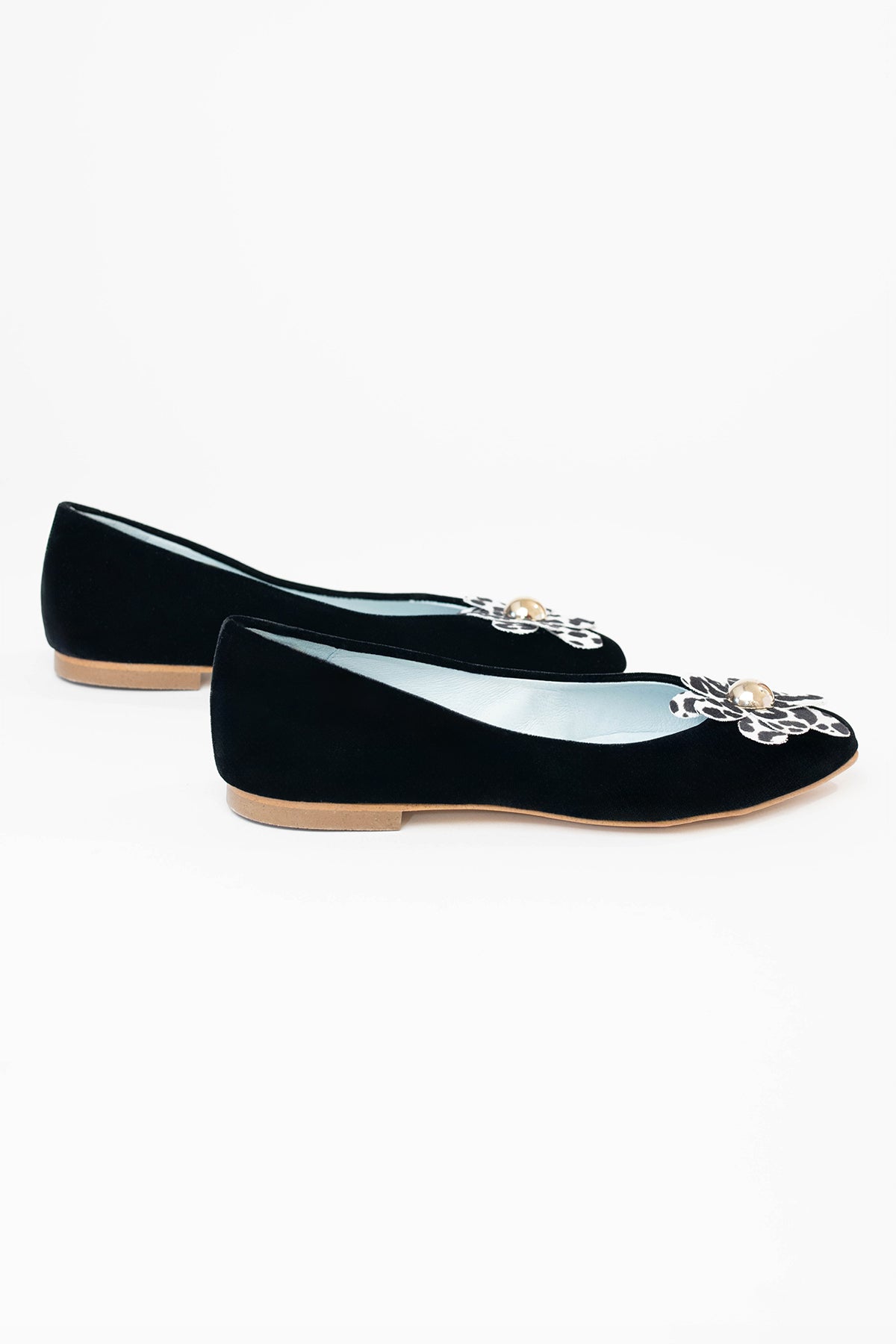 Bailarina Milán Black (incluye plantilla de lana y piel)
