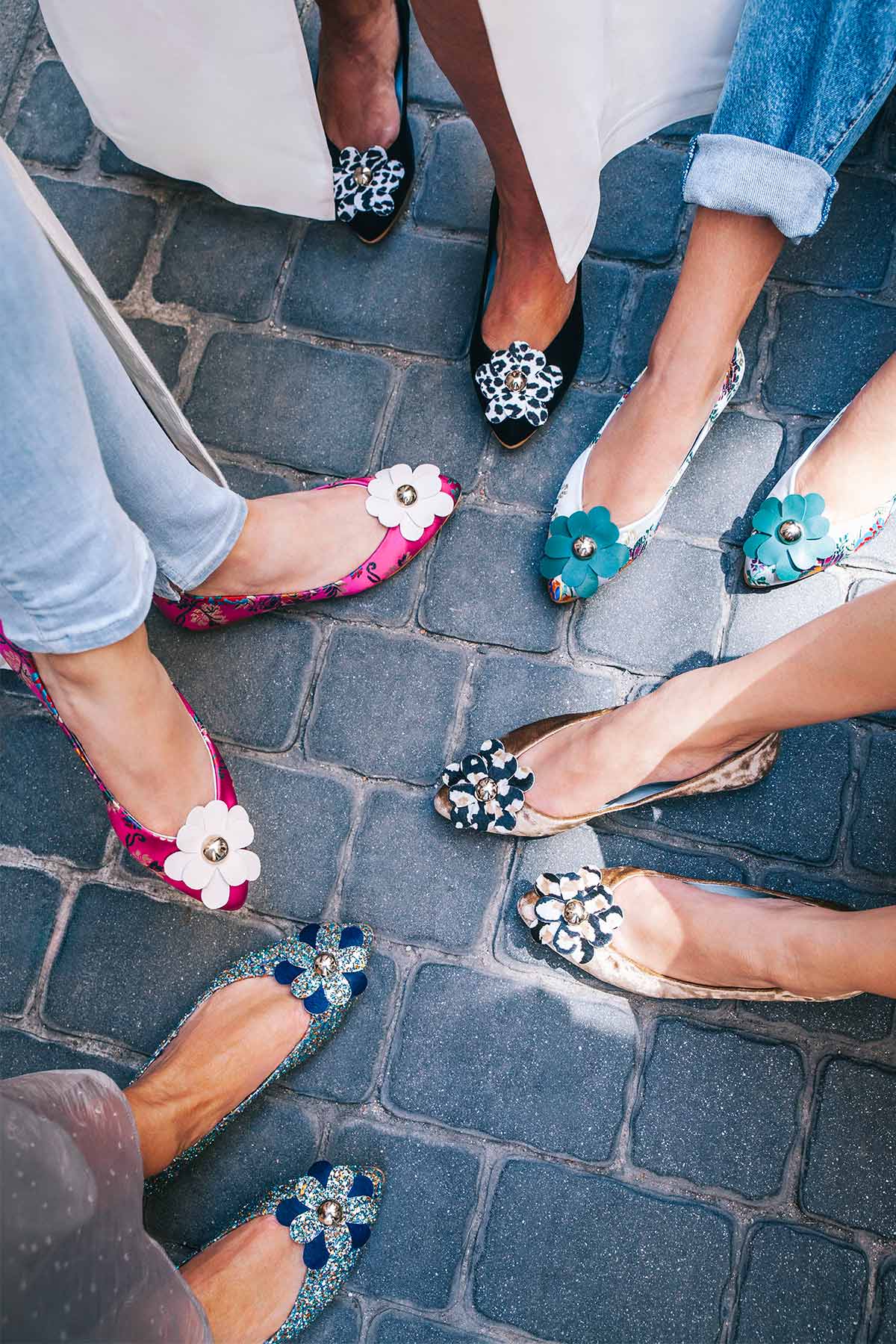 Bailarina Milán Multi (incluye plantilla de lana y piel)