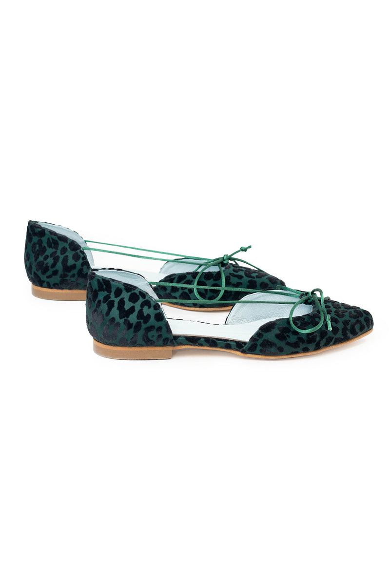 Ballerina Paris Green (extra insole)
