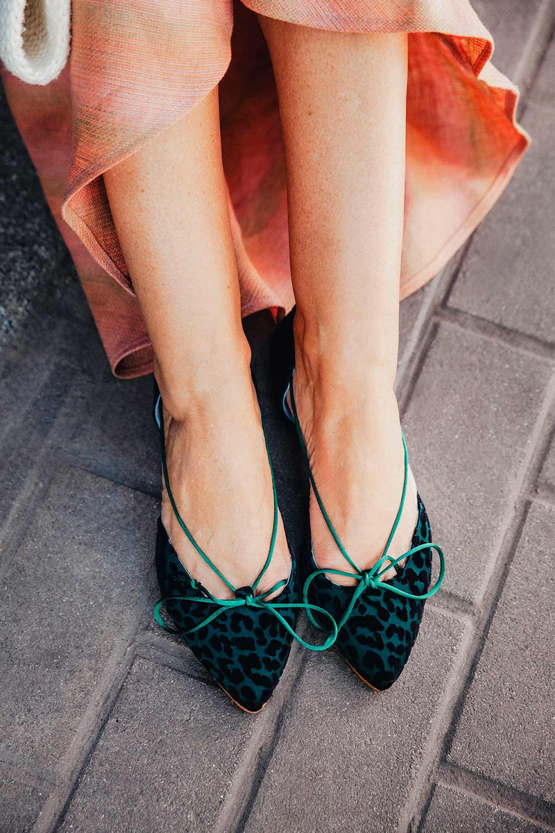 Ballerina Paris Green (extra insole)