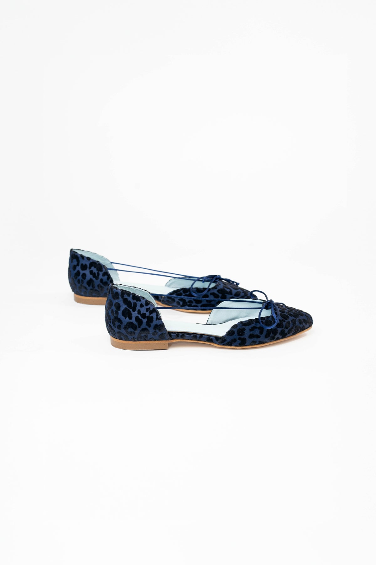 Bailarina París Navy (incluye plantilla de lana y piel)