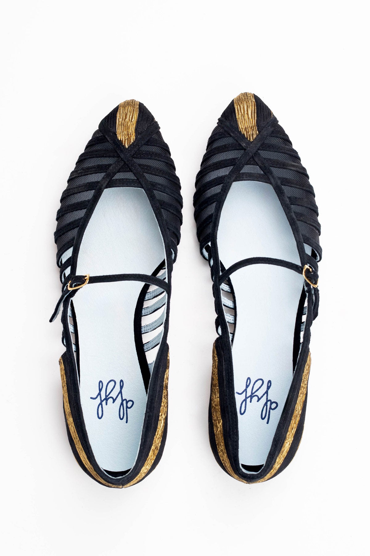 Bailarina Roma Black (incluye plantilla de lana y piel)