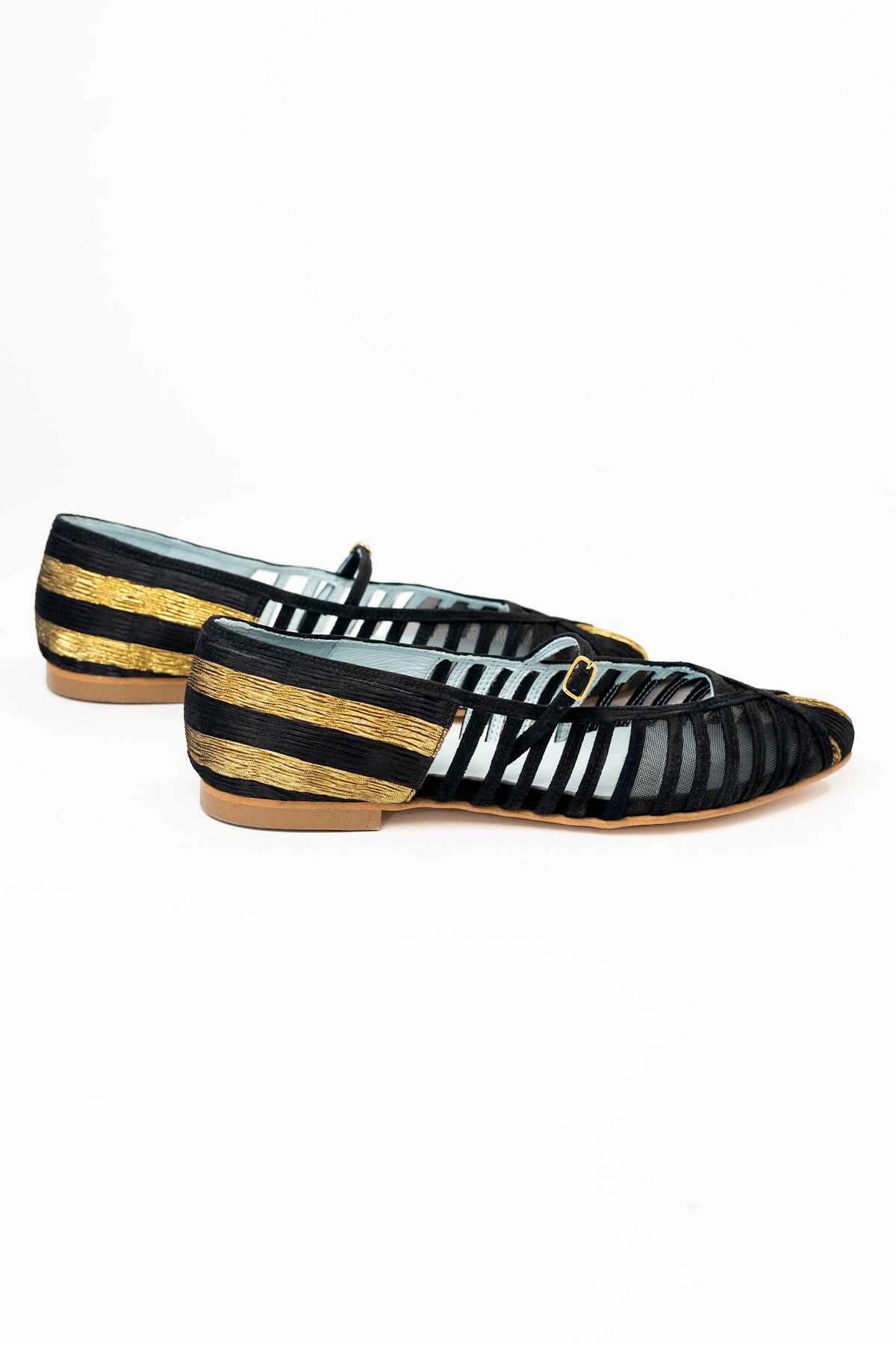 Bailarina Roma Black (incluye plantilla de lana y piel)