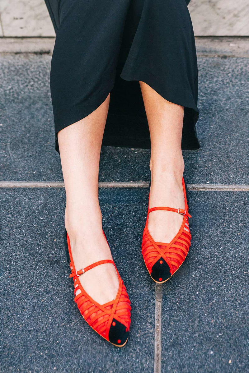 Ballerina Roma Red (extra insole)