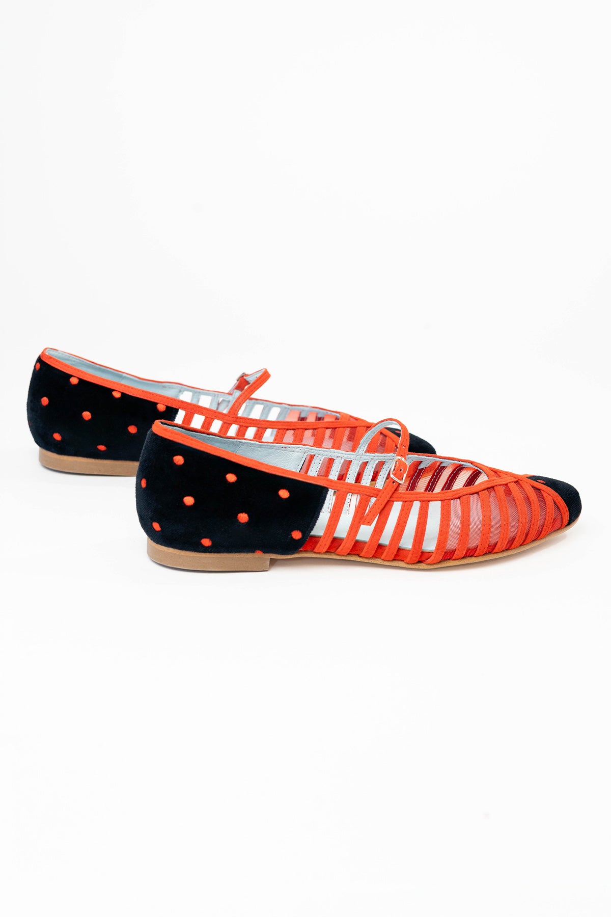 Bailarina Roma Rojo (incluye plantilla de lana y piel)