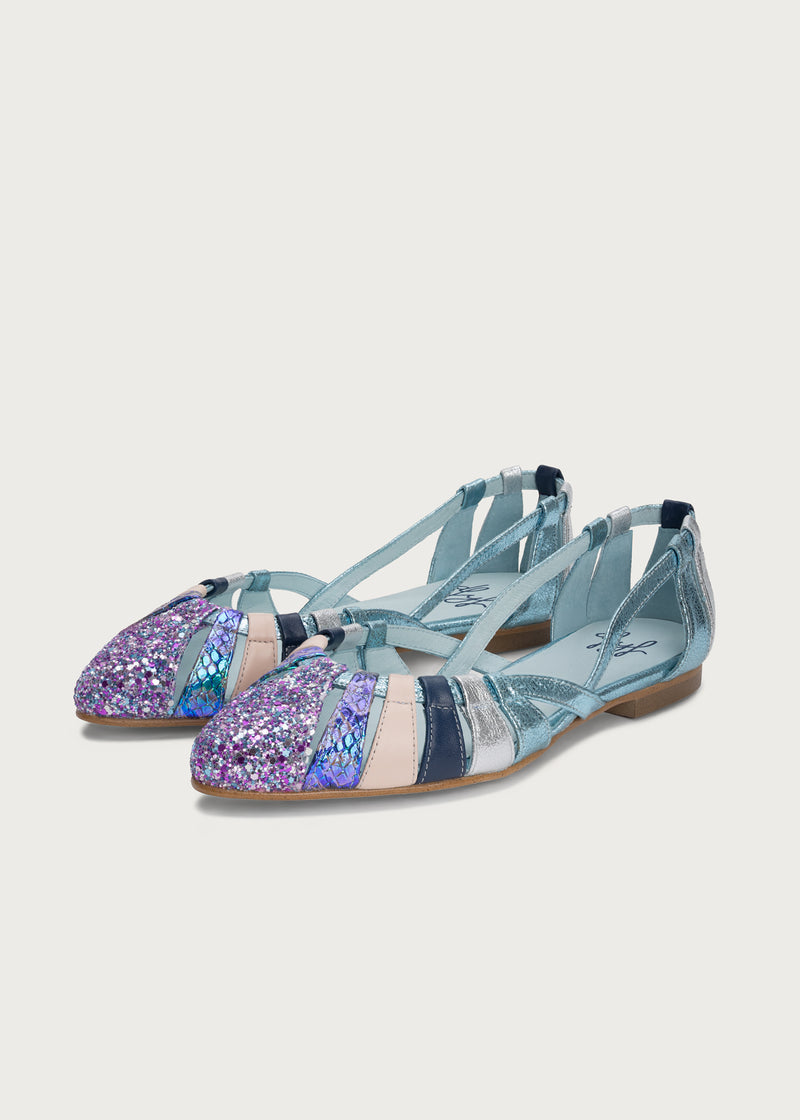 Bailarina Flor de Cerezo Navy
