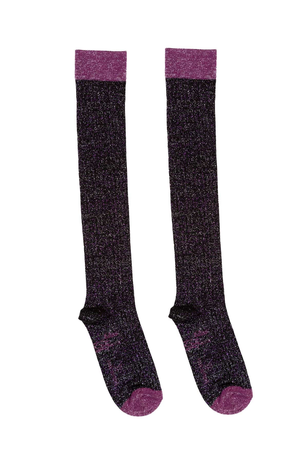 Calcetines Viola Glitter