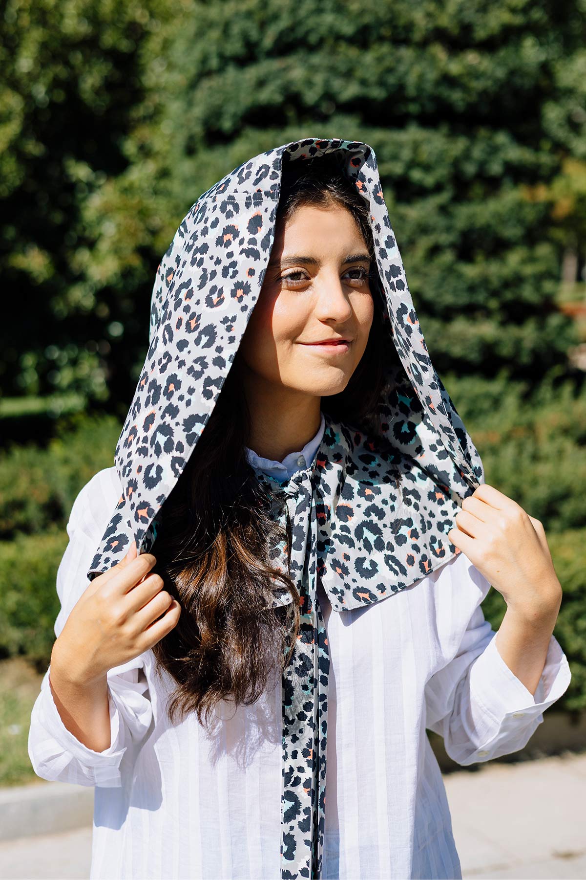 Capucha Print Gris
