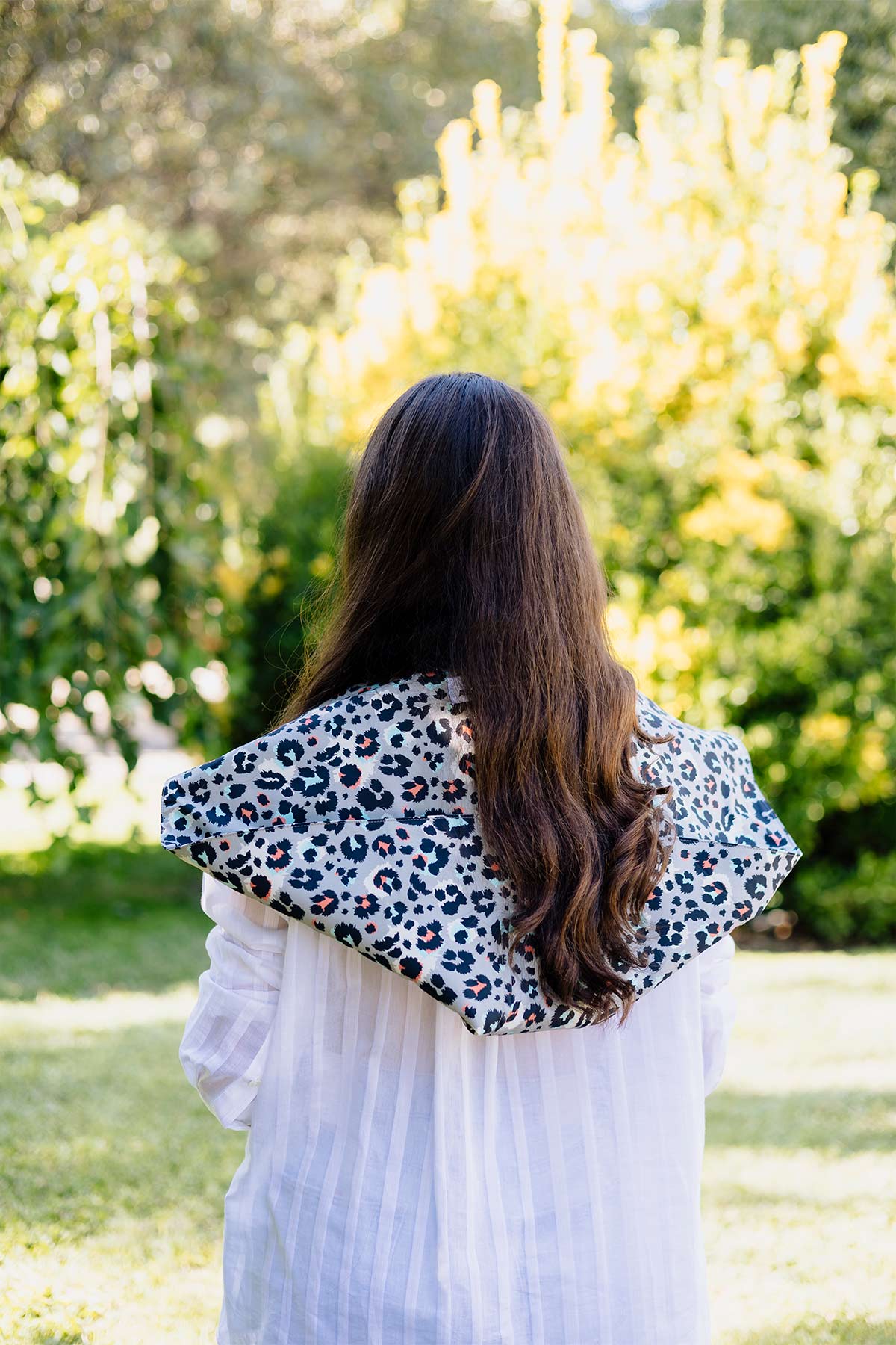 Capucha Print Gris