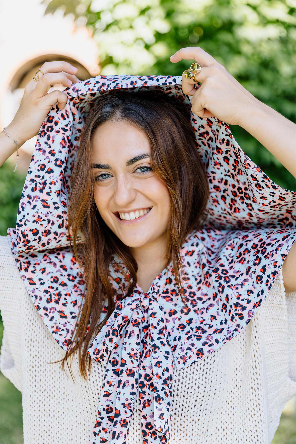 Capucha Print Lila