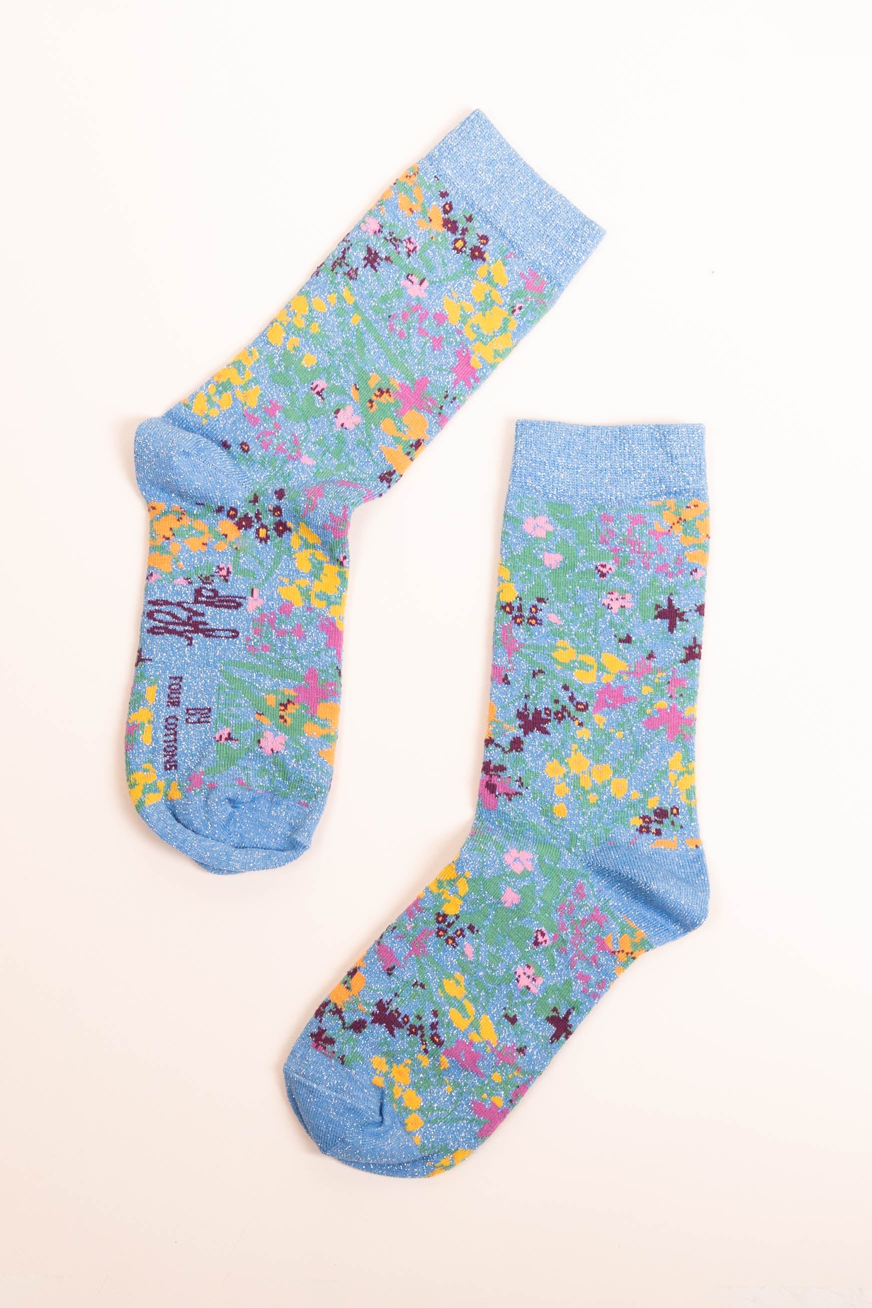 Socken Blumen Himmel