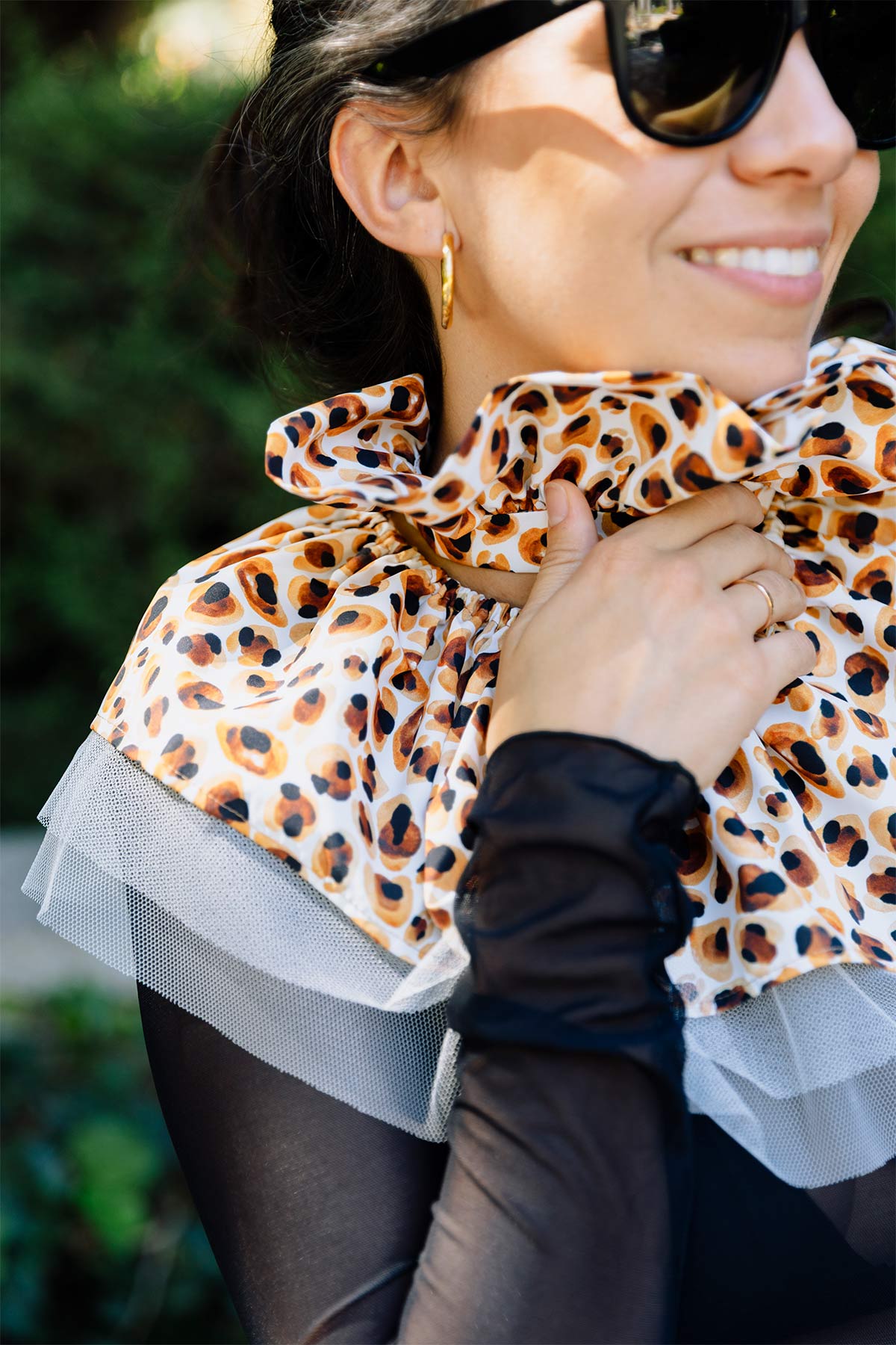 Cuello Print Tostado
