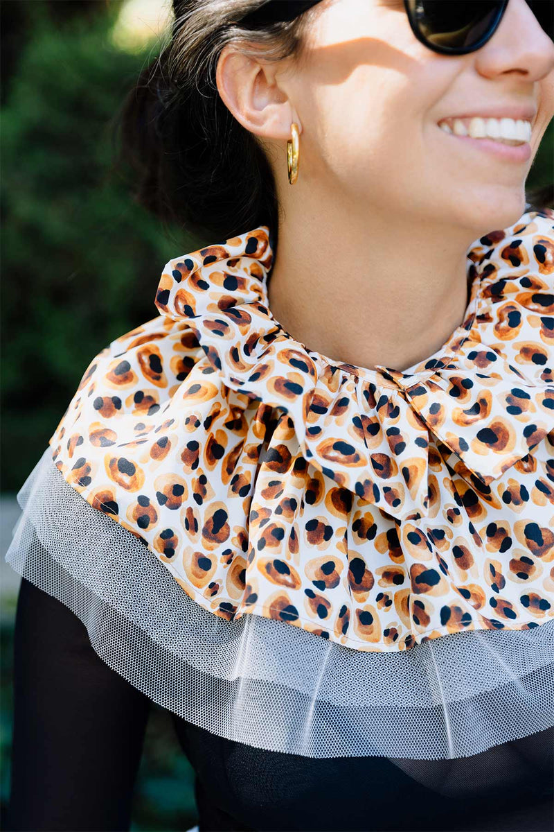 Cuello Print Tostado