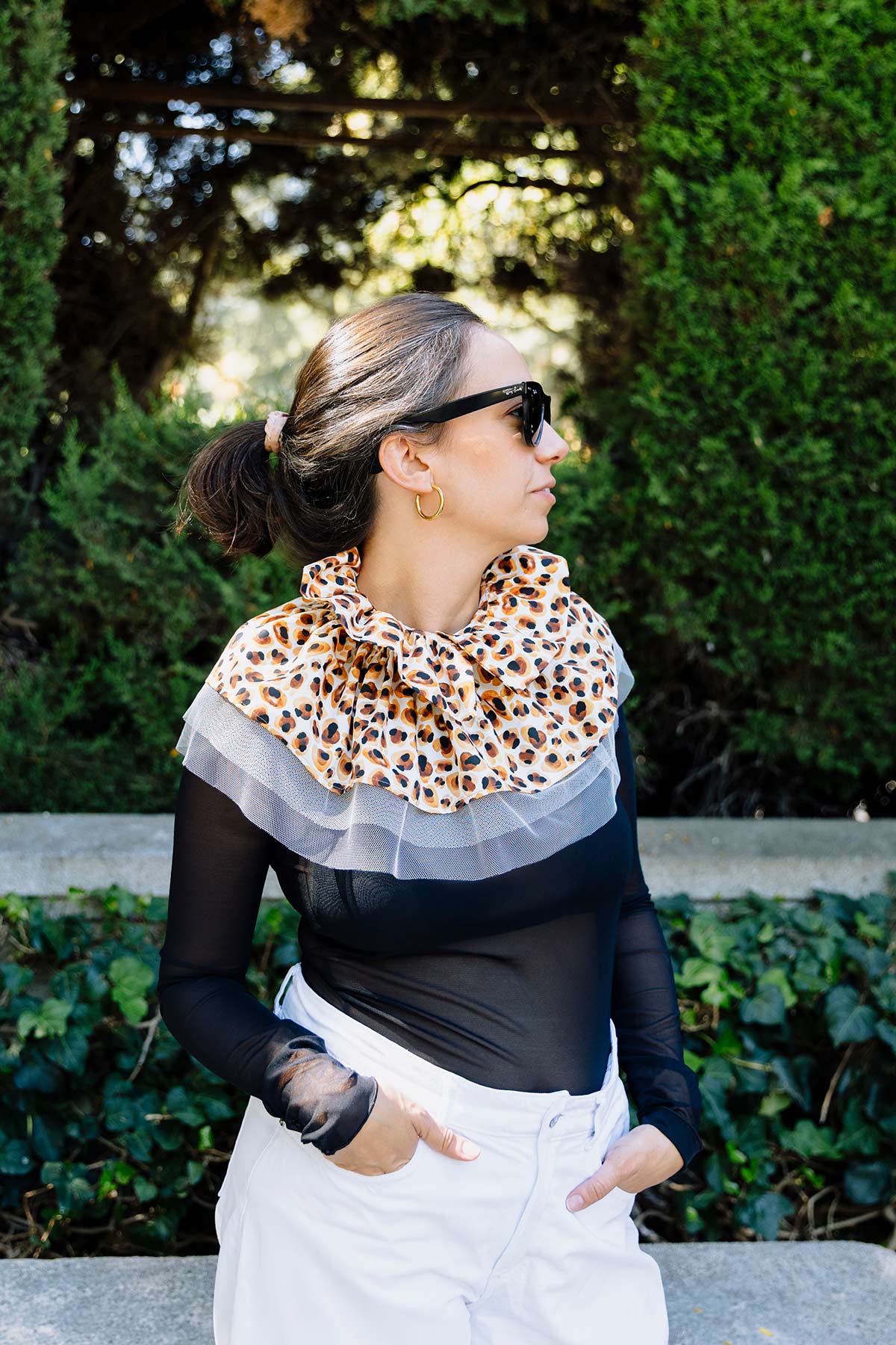 Cuello Print Tostado