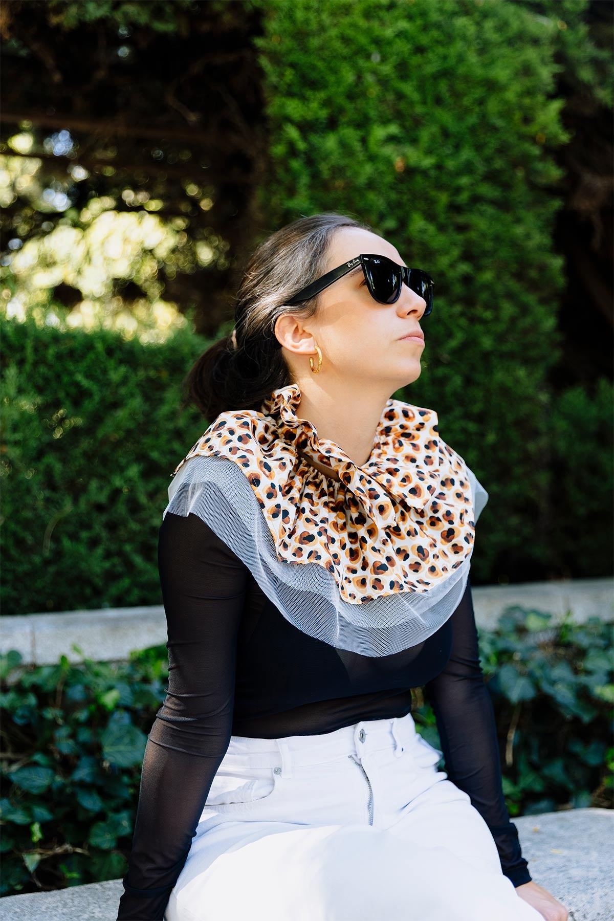 Cuello Print Tostado