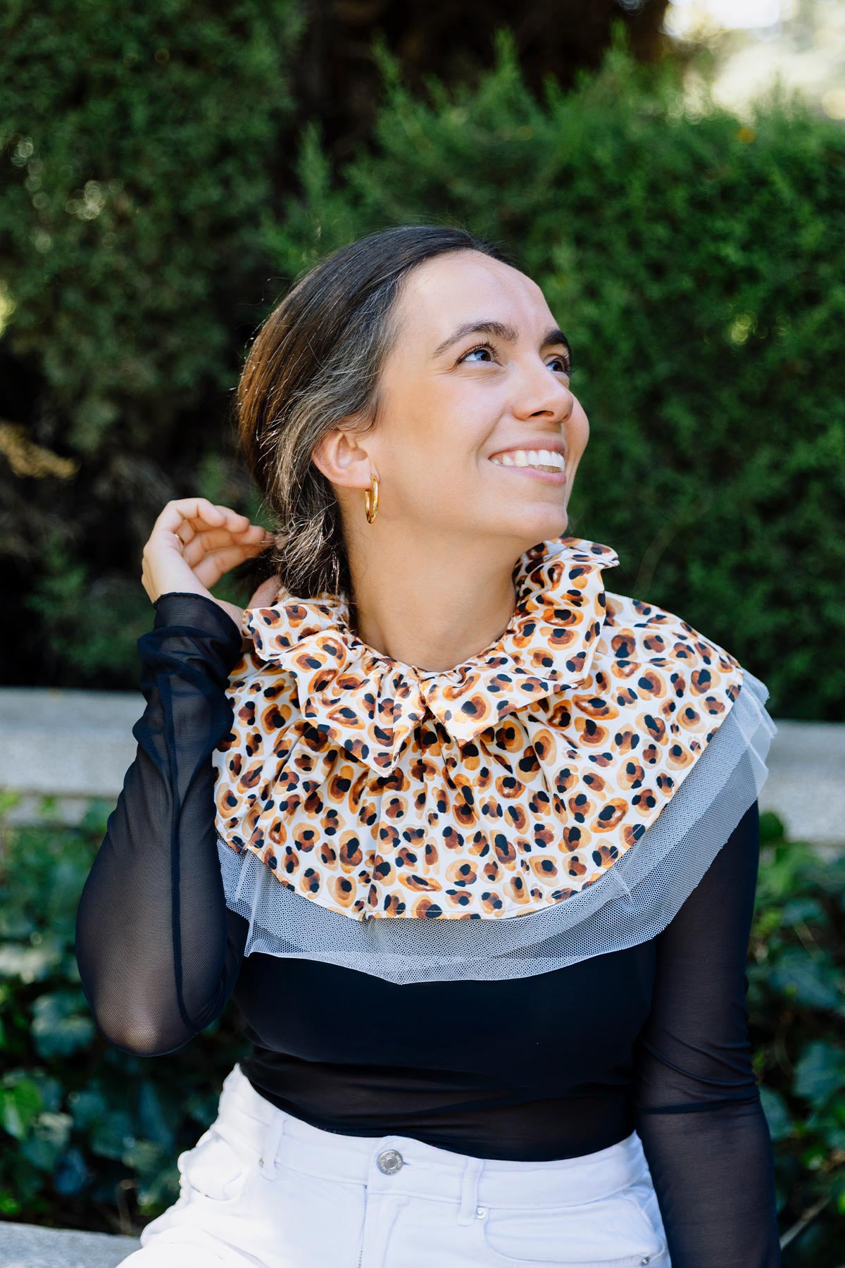 Cuello Print Tostado