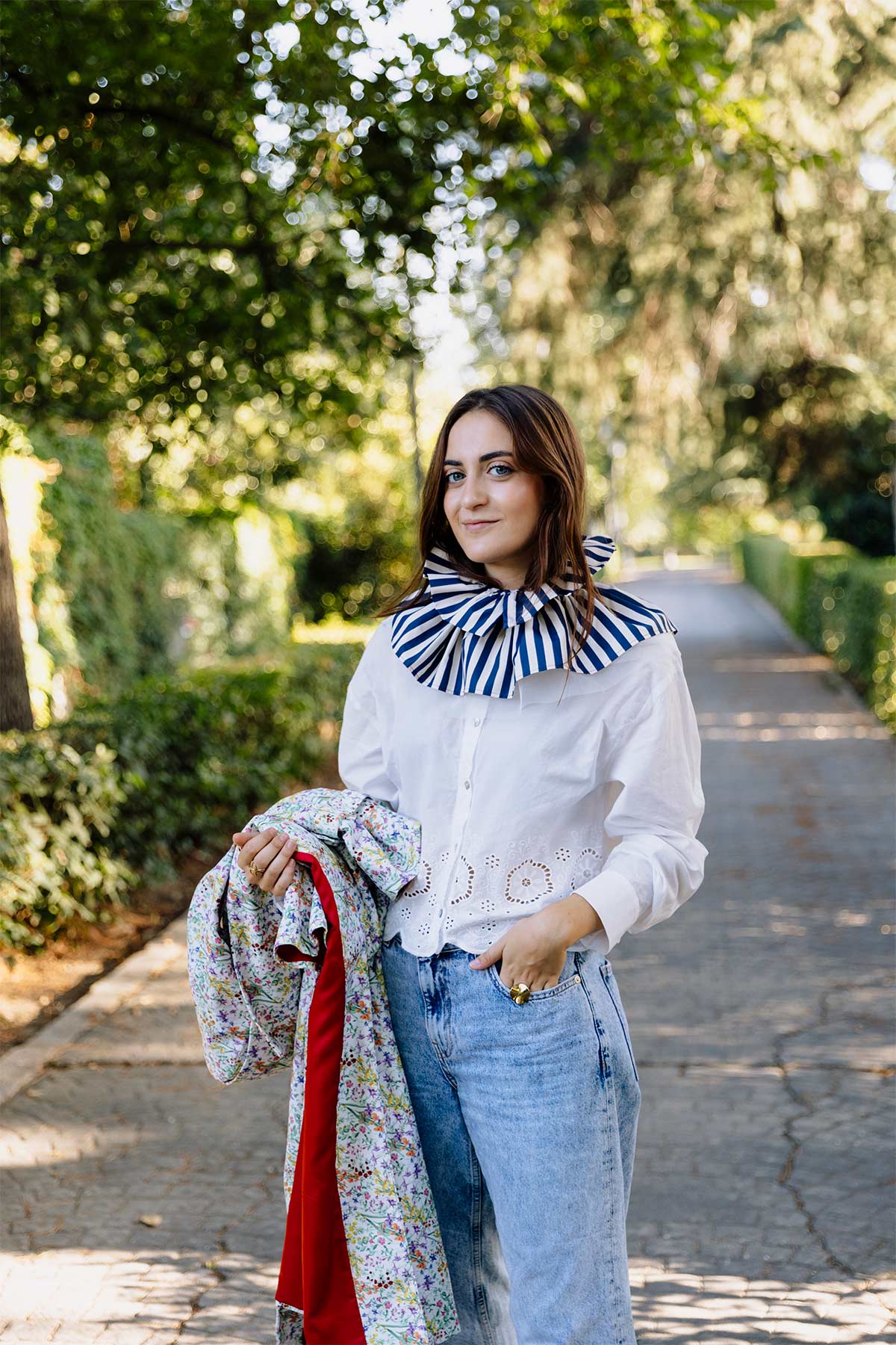 Cuello Rayas Navy