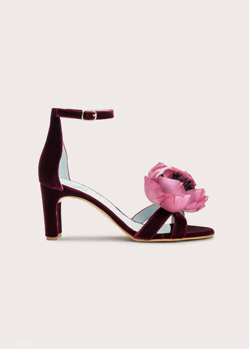 Tacón Heritage Rubino · Flor Buganvilla
