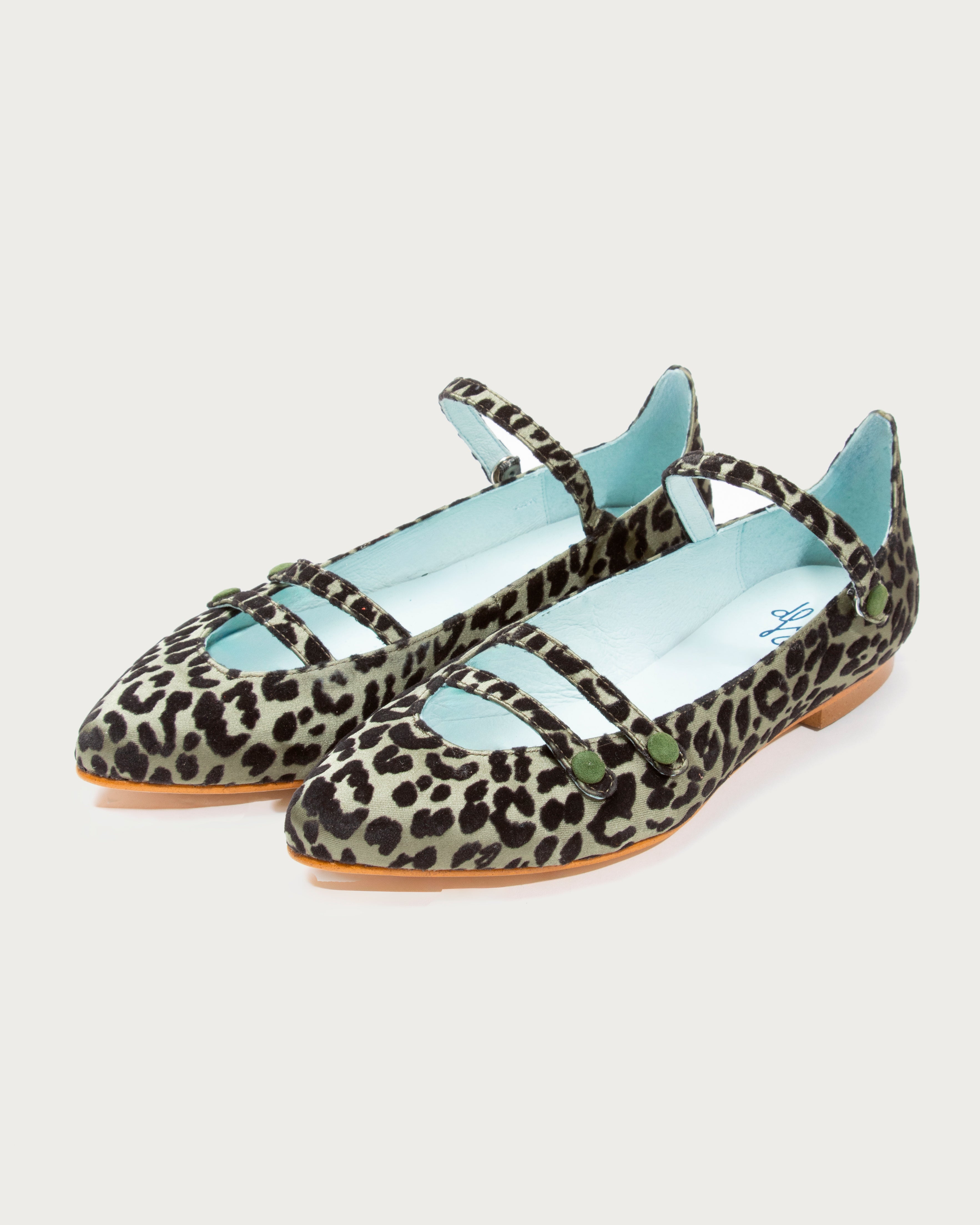 Bailarinas VIII de defloresyfloreros en diferentes colores con raso, terciopelo flocado y animal print