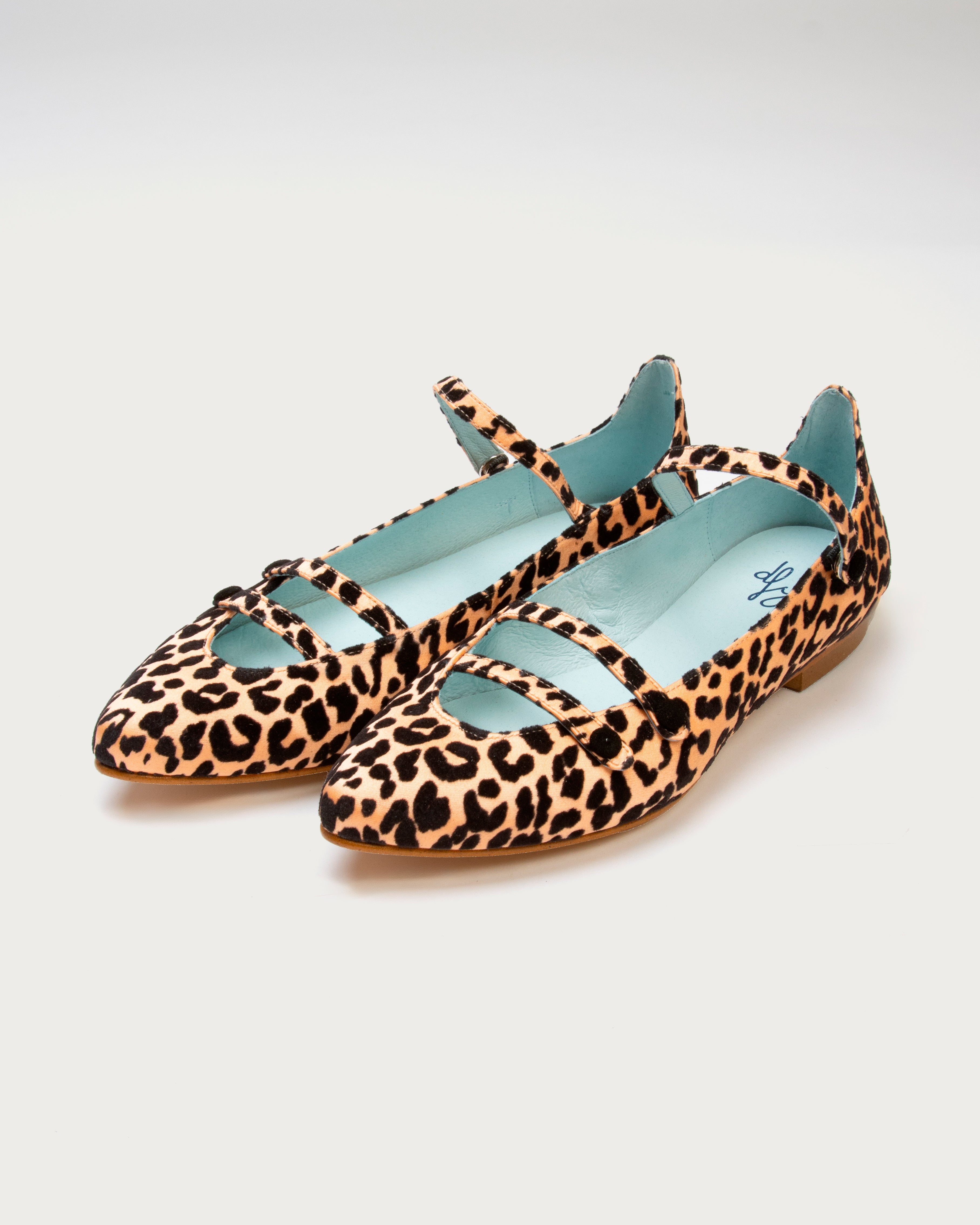 Bailarinas VIII de defloresyfloreros en diferentes colores con raso, flocado de terciopelo y animal print