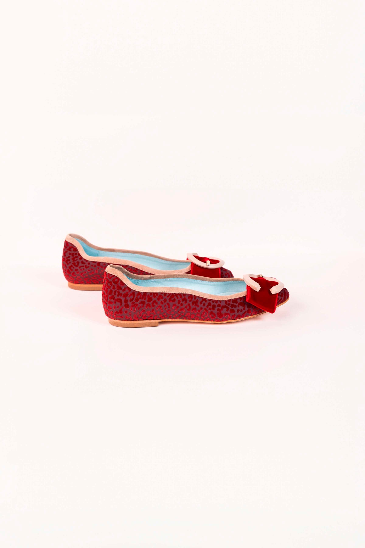 barcelona red ballerina (includes wool and leather insole)