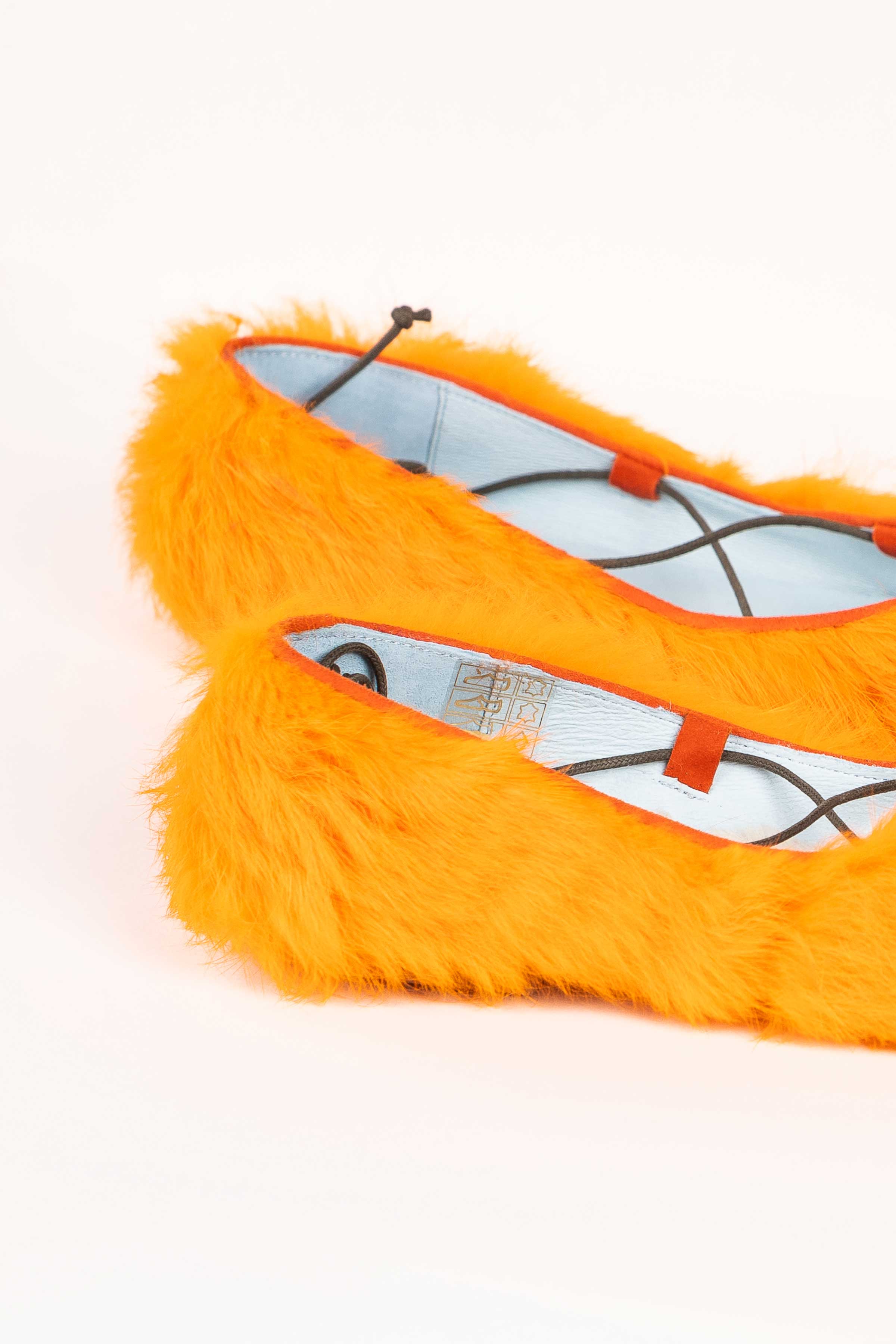 Formigal Orange Ballerina (includes wool and leather insole)