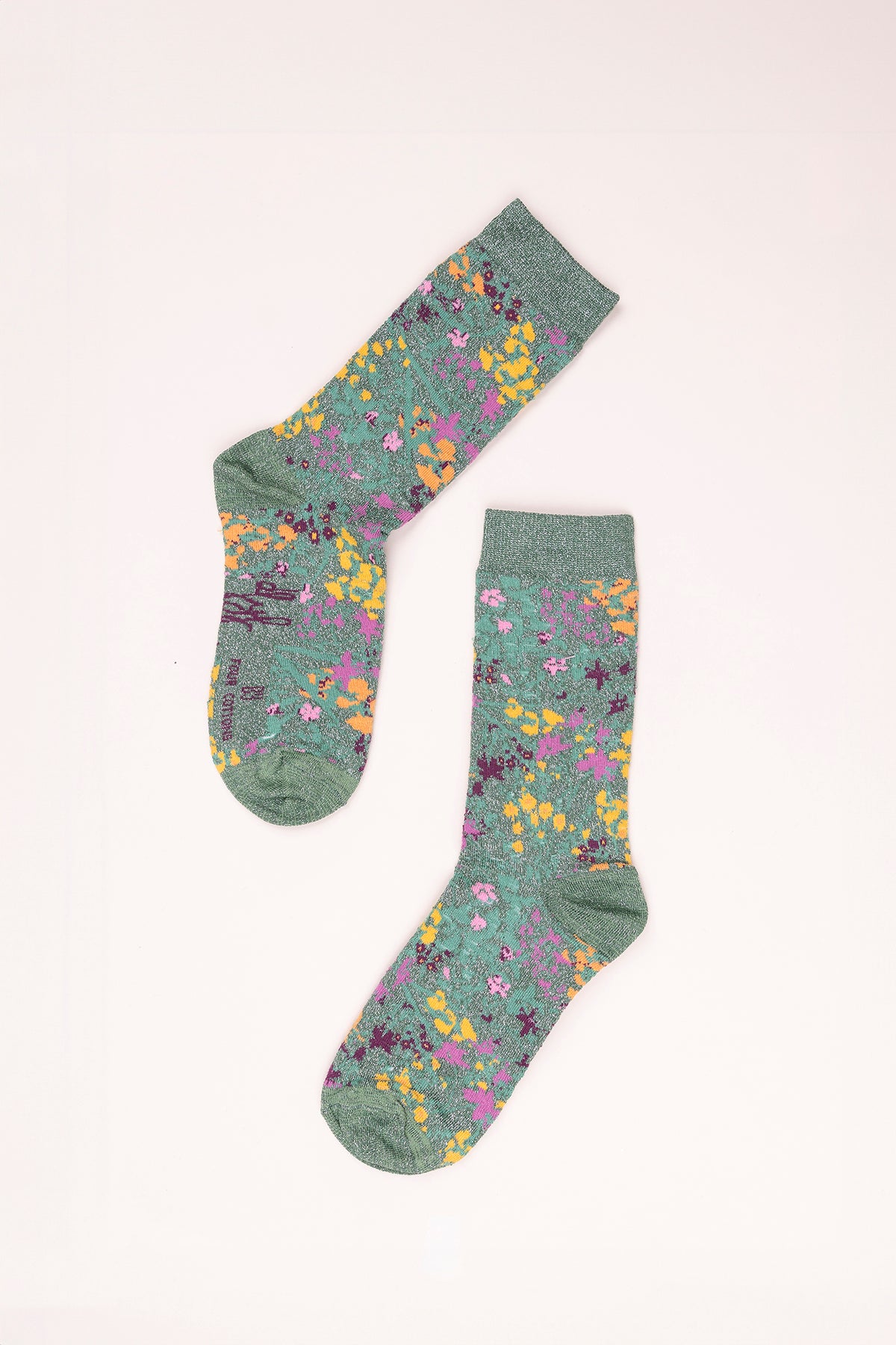 Chaussettes Fleurs Eau