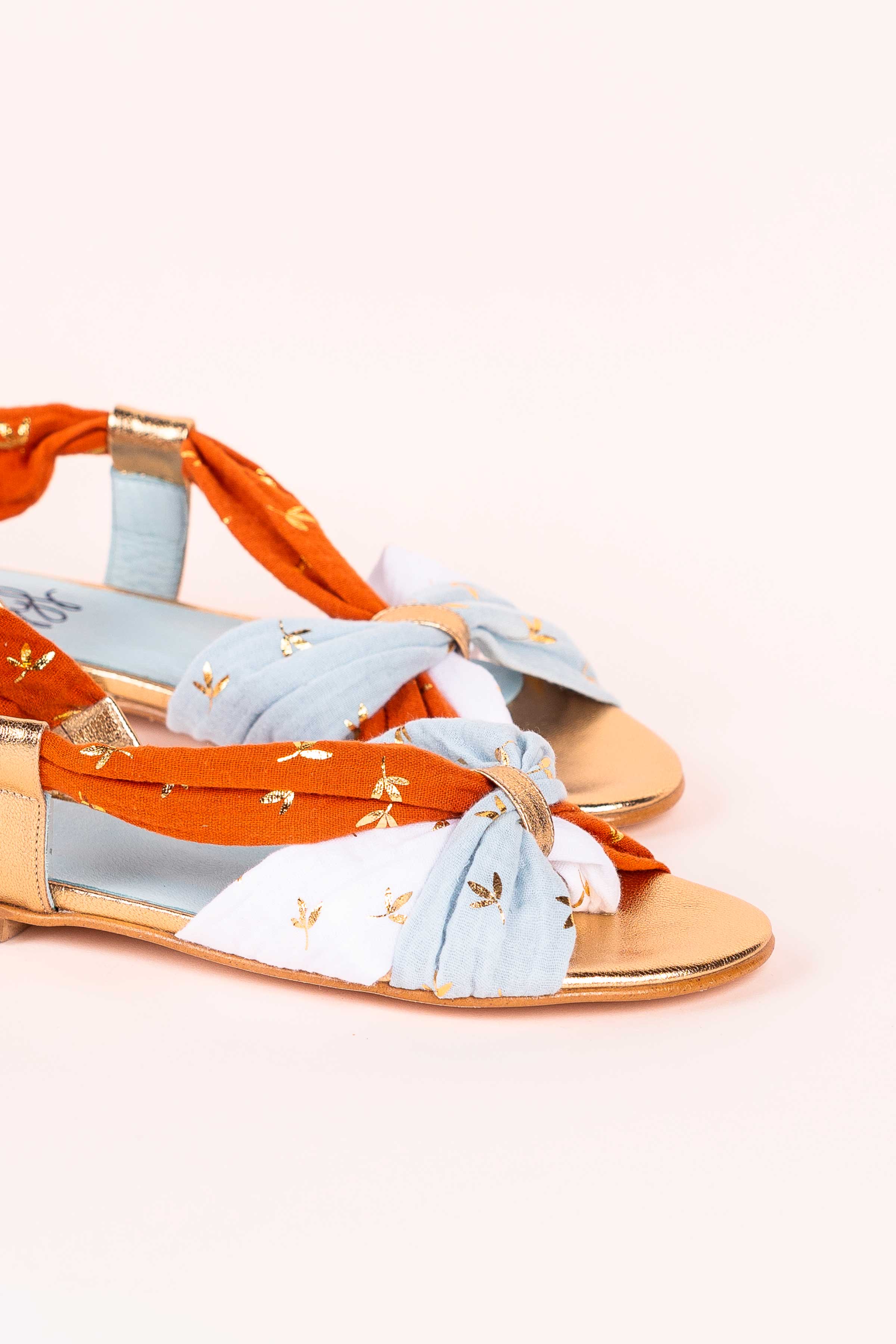 Formentera Tangerine Sandal