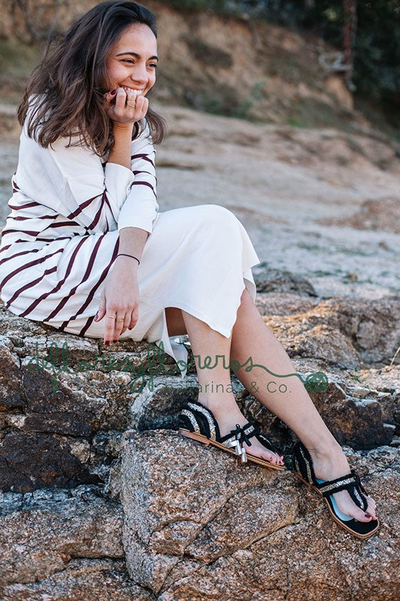Sandalia Granada Gold